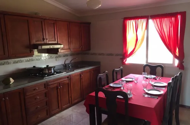 Villa Facal Punta Cana apartment kitchen dinning room